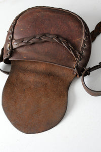 vintage 1970s leather shoulder bag
