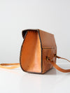 vintage tooled leather purse