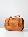 vintage tooled leather purse
