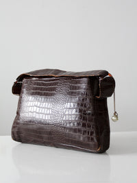 vintage 30s leather purse