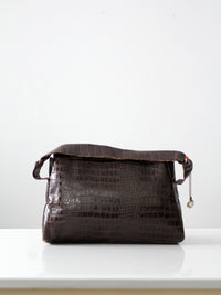 vintage 30s leather purse
