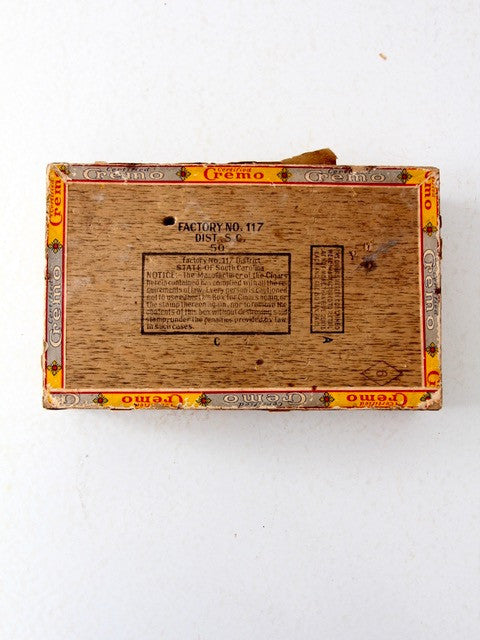 wood cigar box