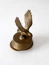 vintage brass bird