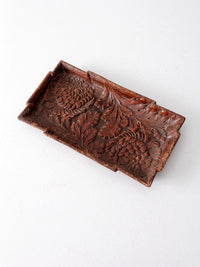 vintage Syroco wood tray