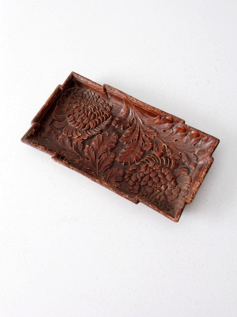 vintage Syroco wood tray