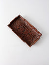 vintage Syroco wood tray