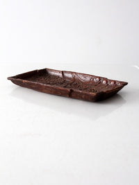 vintage Syroco wood tray