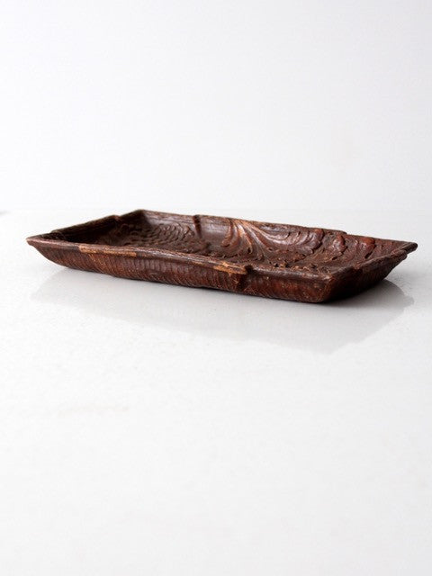 vintage Syroco wood tray