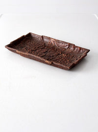 vintage Syroco wood tray