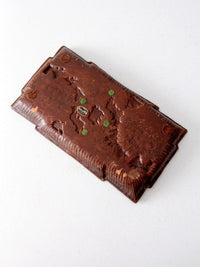 vintage Syroco wood tray