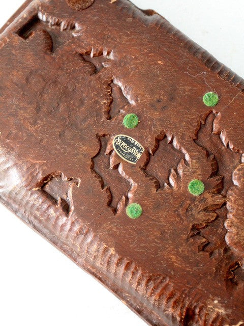 vintage Syroco wood tray