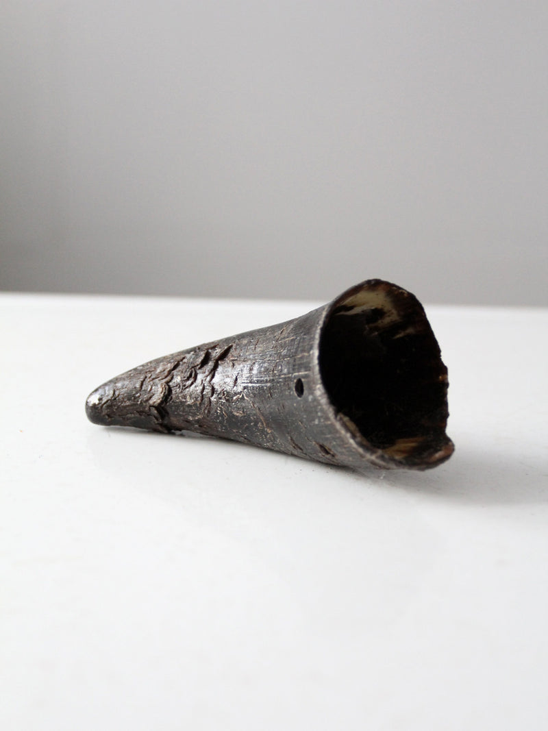 vintage bull horn