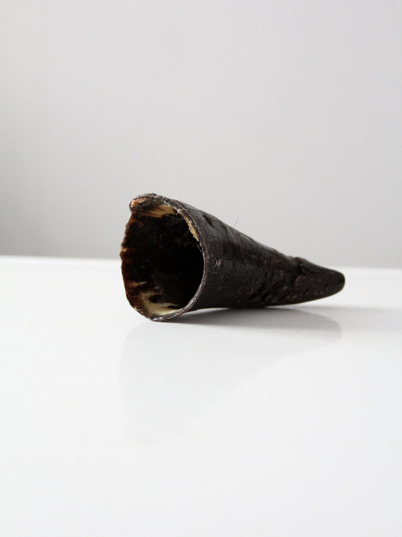 vintage bull horn