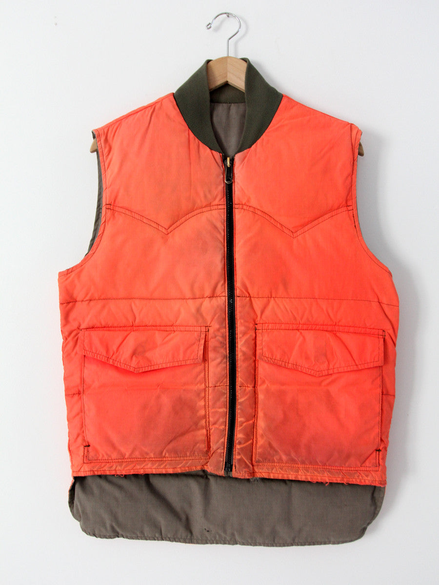 vintage men's hunting vest