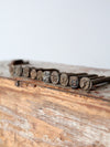 1930s railroad date nail collection