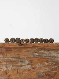 1930s railroad date nail collection