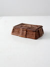 vintage 40s Syroco style cigarette box