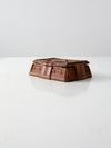 vintage 40s Syroco style cigarette box
