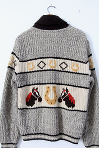 vintage 50s horse sweater by A.Caldwell
