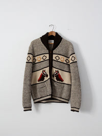 vintage 50s horse sweater by A.Caldwell