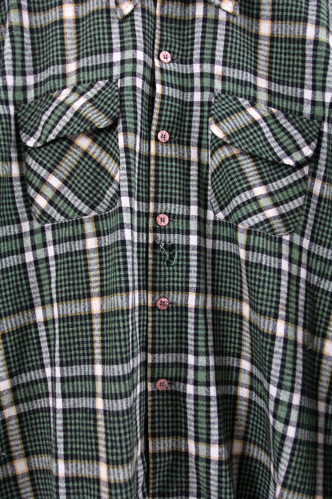 vintage 70s JC Penney plaid shirt
