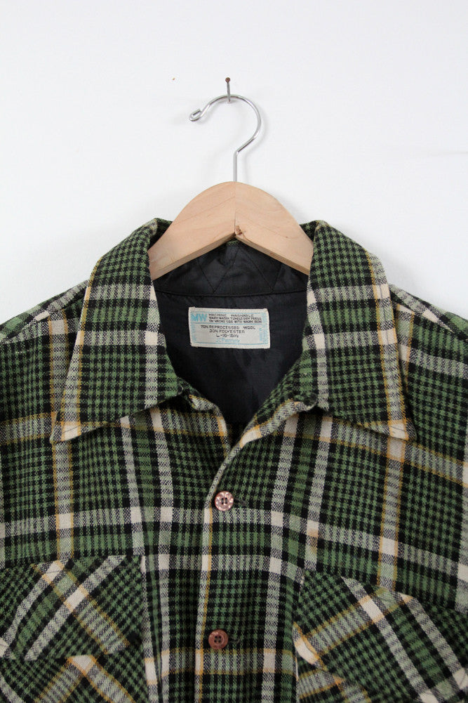 vintage 70s JC Penney plaid shirt