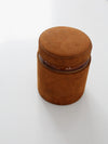 vintage English leather cigar humidor
