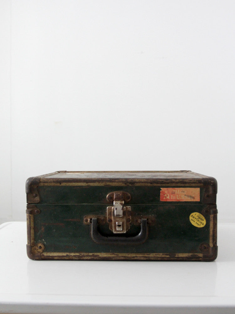 vintage metal travel case