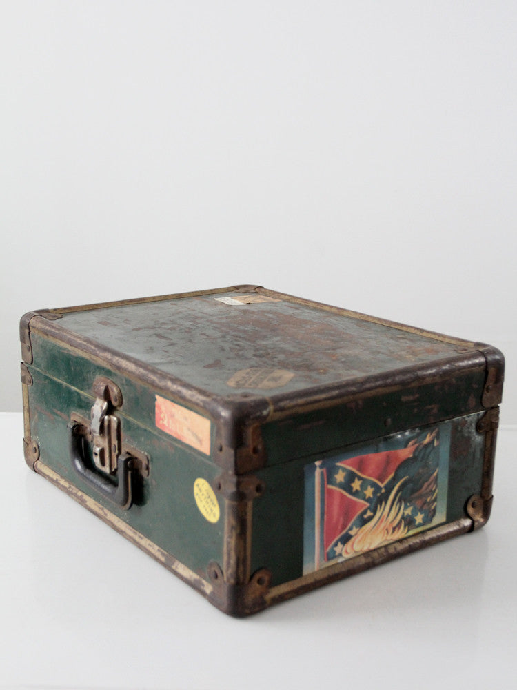 vintage metal travel case