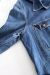 vintage 40s men's Sanforized denim jacket