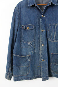 vintage 40s men's Sanforized denim jacket