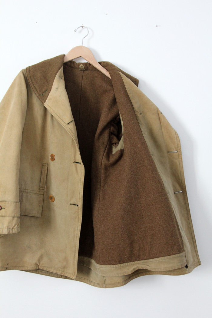 vintage American army coat