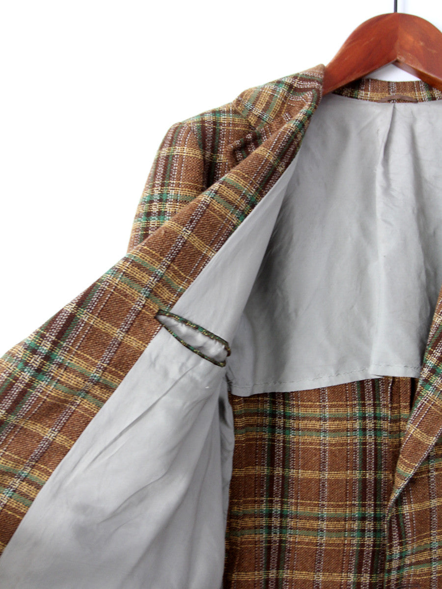 vintage 50s men's tweed sport coat