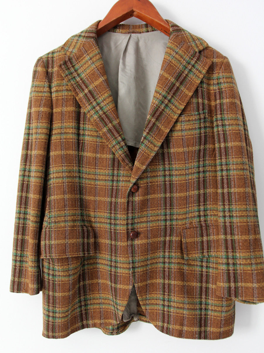 DUFFER 50s Style Sports Jacket leather vintage 50s men