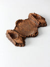 vintage 40s Syroco style pipe holder