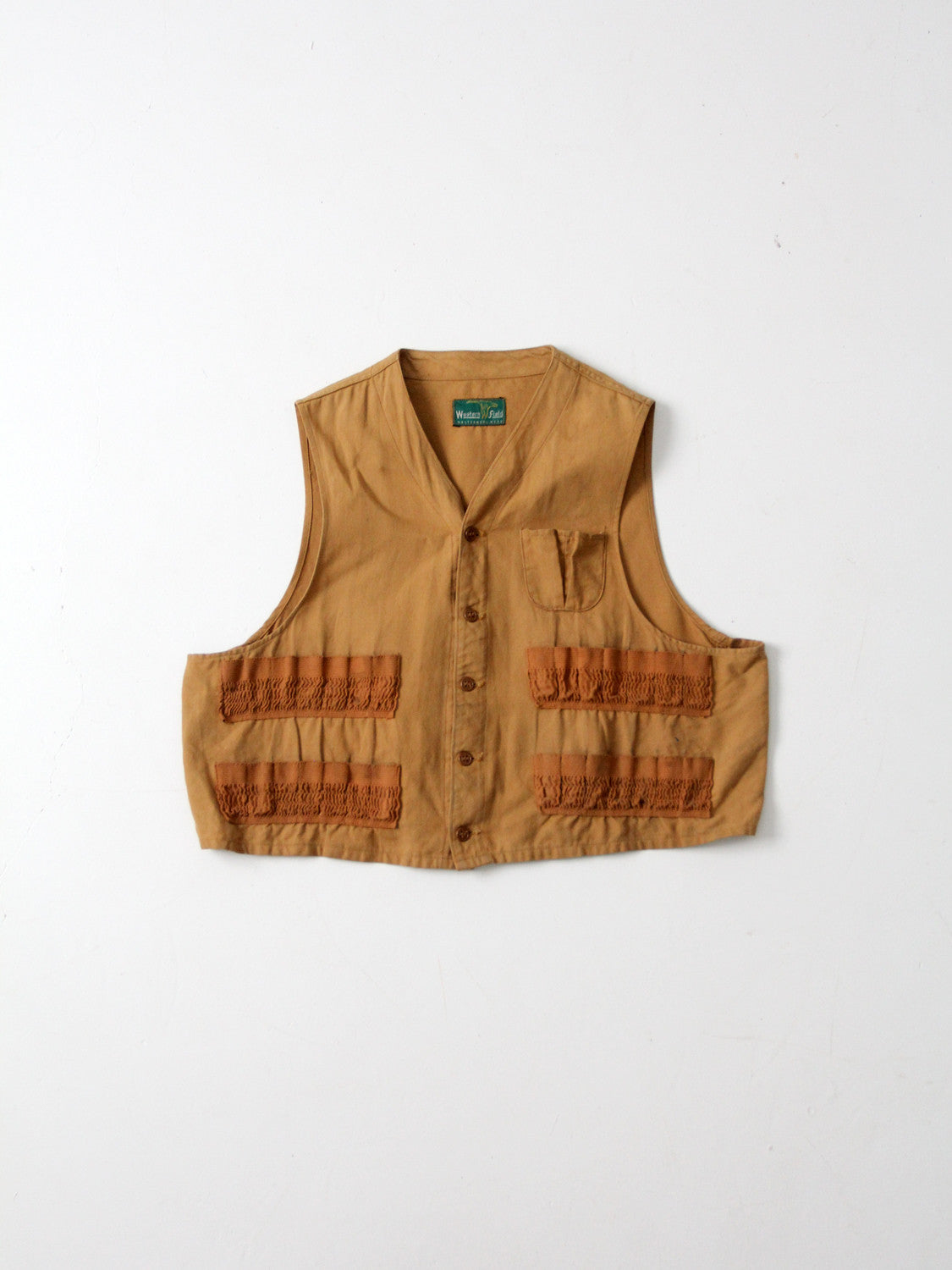 vintage 50s Western Field Montgomery Ward hunting vest – 86 Vintage