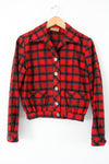 vintage 50s Bobbie Brooks plaid jacket