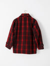 1960s Woolrich plaid wool coat