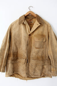 vintage 1930s Duxbak field coat