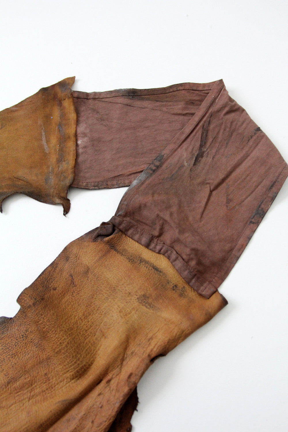 vintage Native American buckskin sash