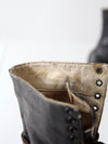 Victorian black leather boots