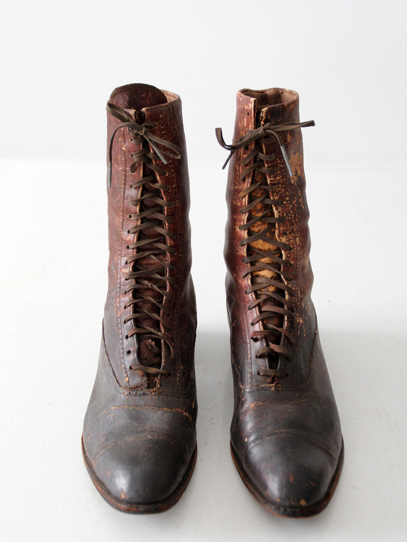 antique Victorian leather boots