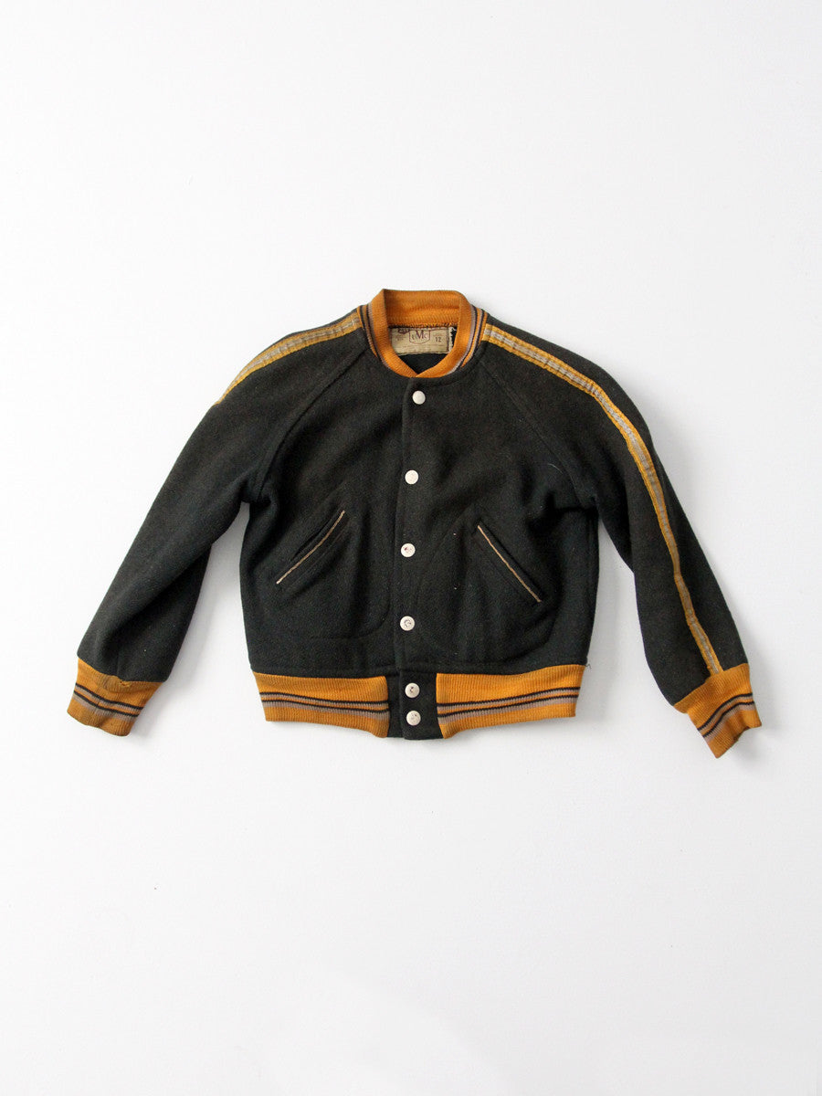 1950s UMC wool baseball jacket