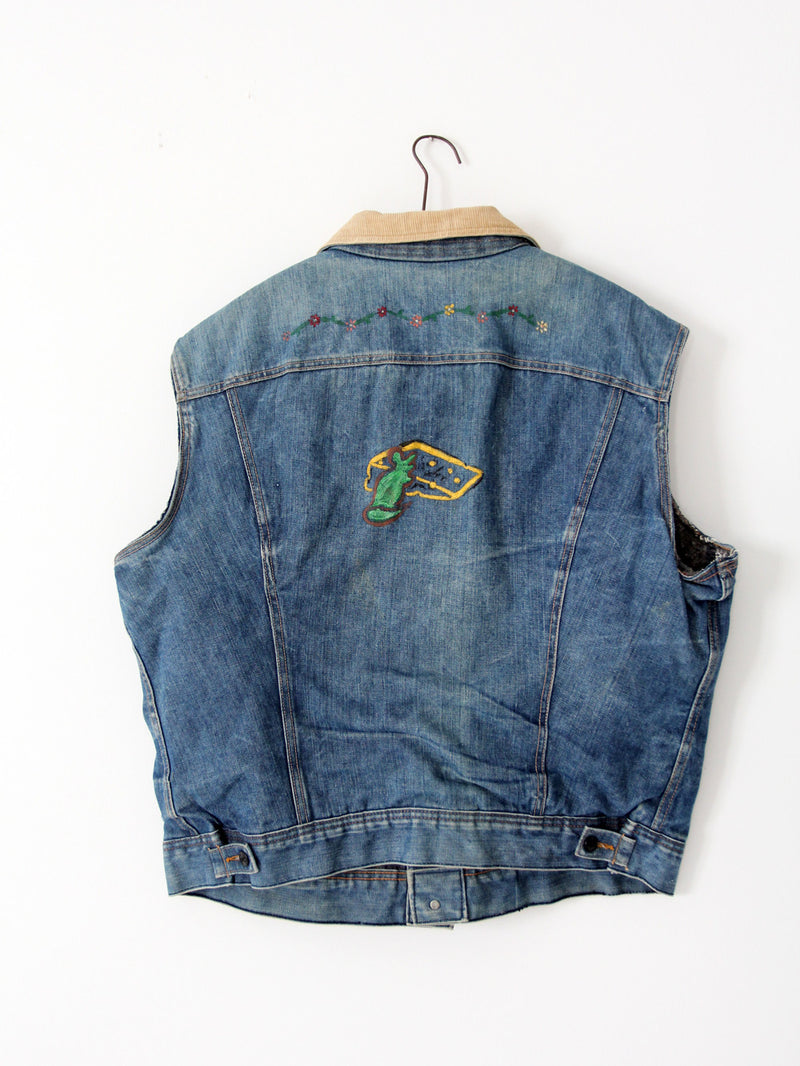 人気ブラドン 【超激レア】70s Lee 名作 Vest 中綿 RIDER STORM ベスト