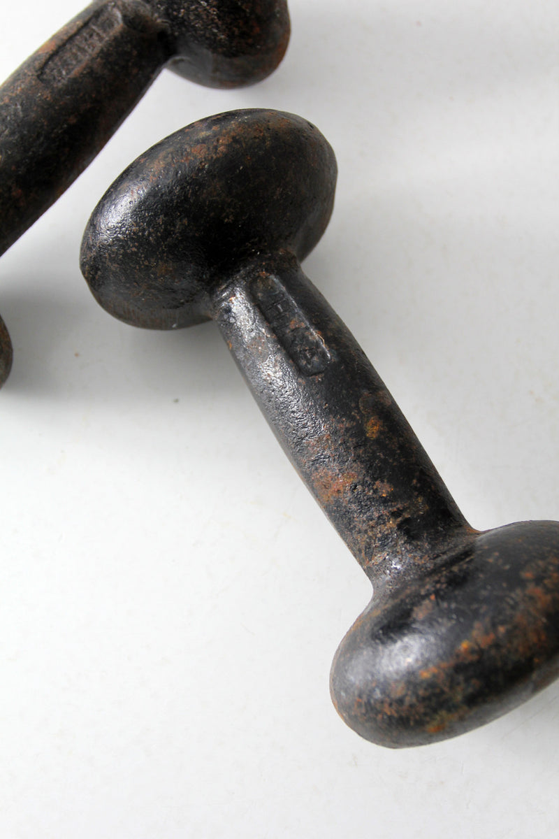 vintage 8 pound hand weights