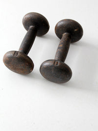 vintage hand weights
