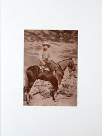 vintage Tim Holt promotional film print