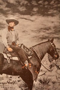 vintage Tim Holt promotional film print