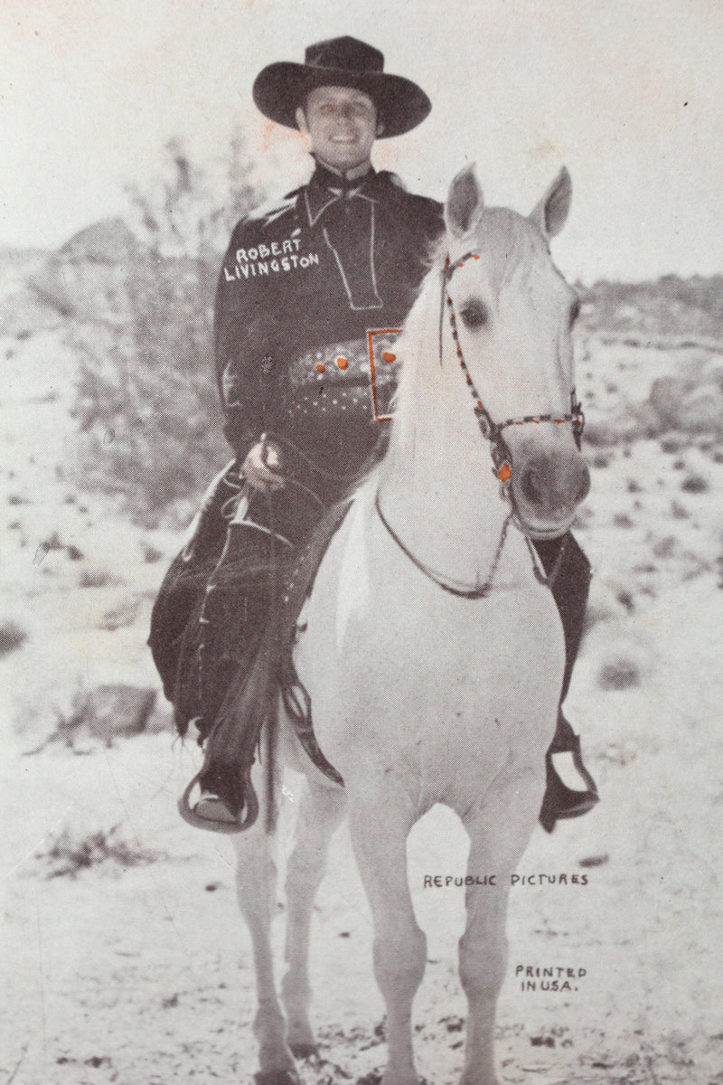 vintage 1930s Robert Livingston promotional film still print
