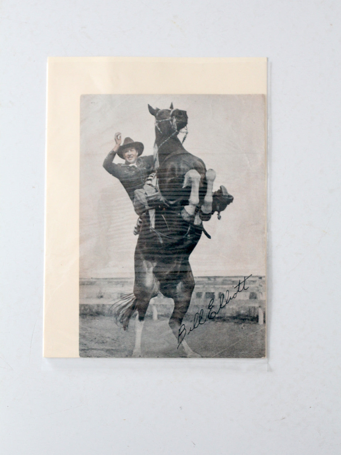 vintage Wild Bill Elliott promotional film still print